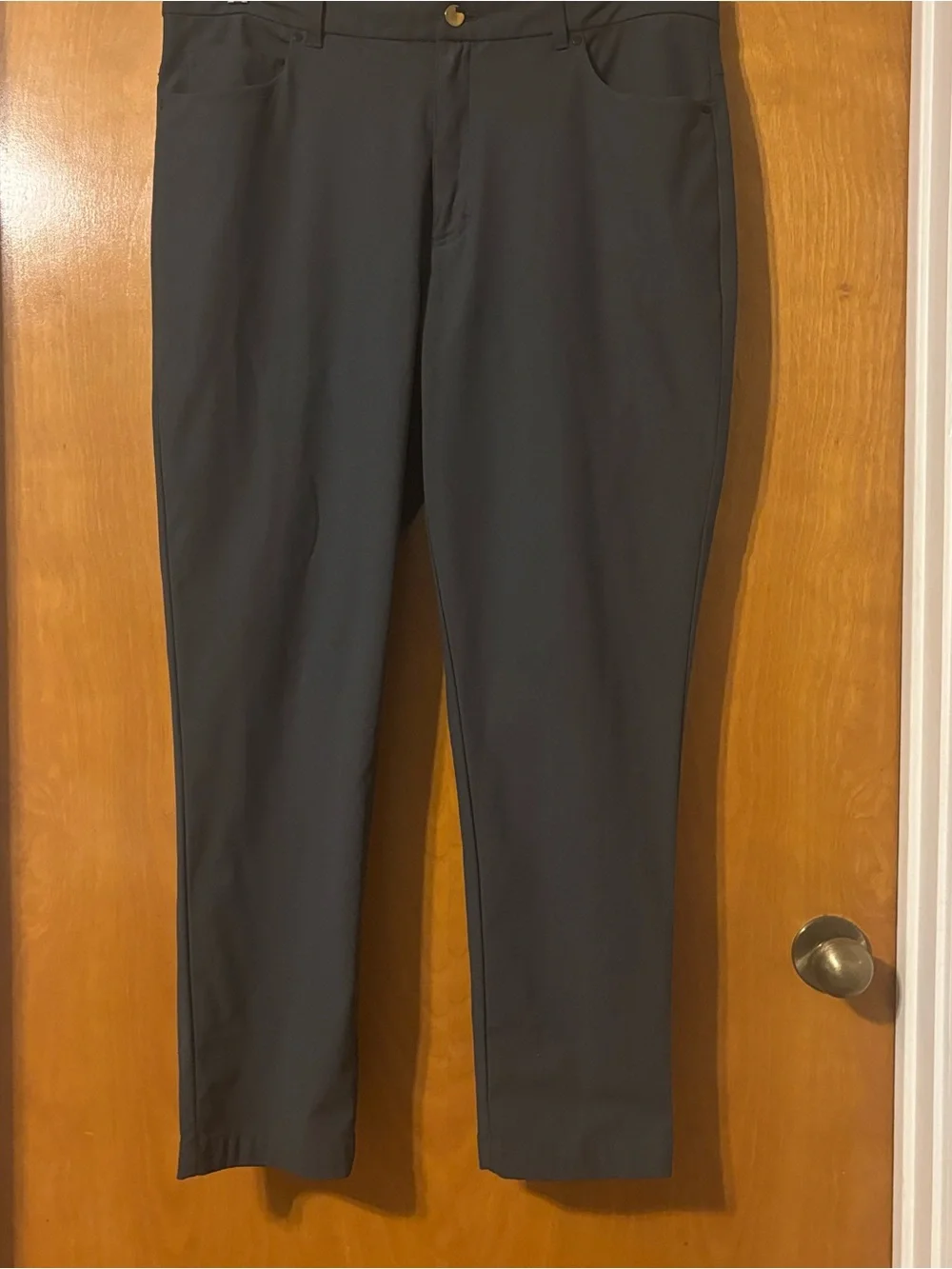 Men's Slim Gray Chinos - Versatile Everyday Pants
